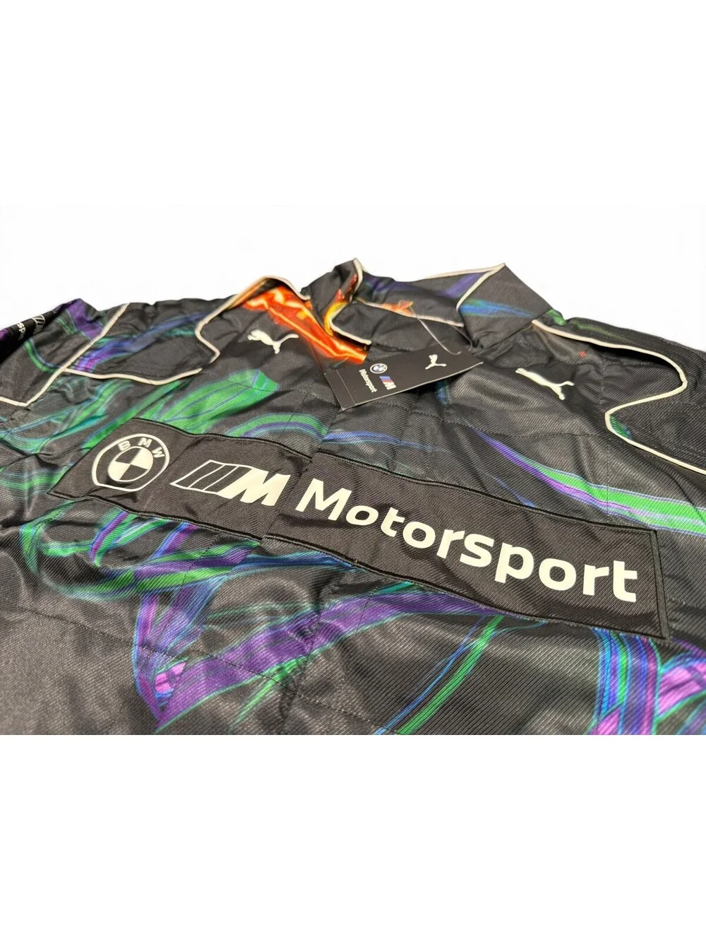 PUMA BMW M Motorsport Cao Fei $250 Racer Jacket 633178 01 Men's Size M MEDIUM
